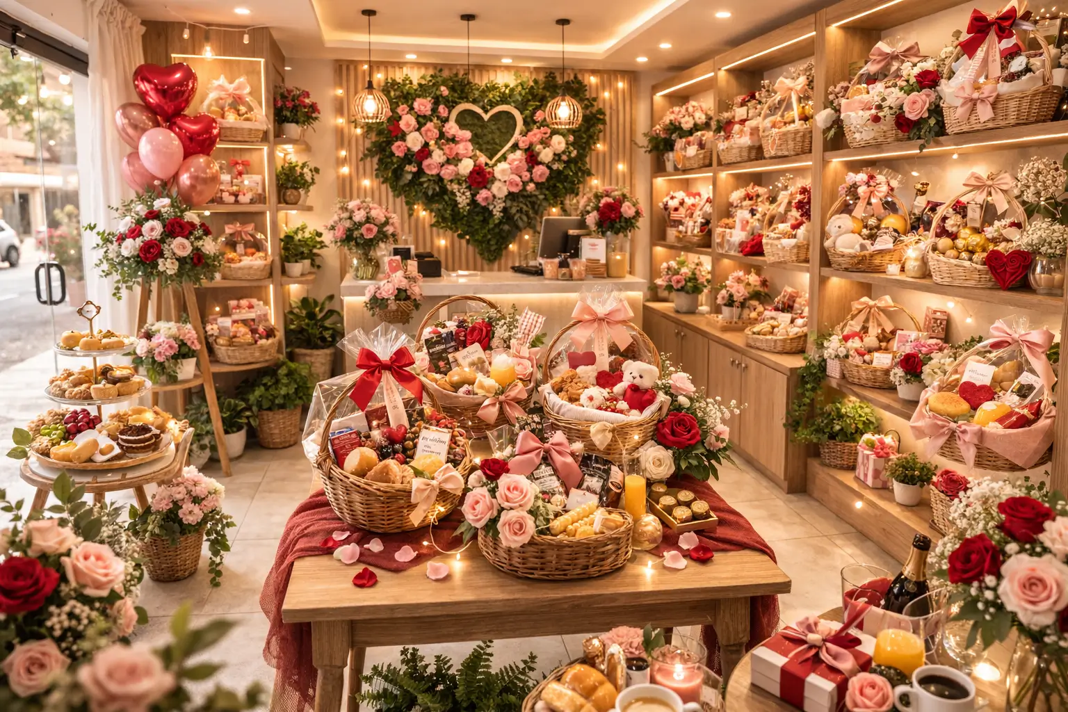 Banner Amor & Presentes - Especialista em Cestas